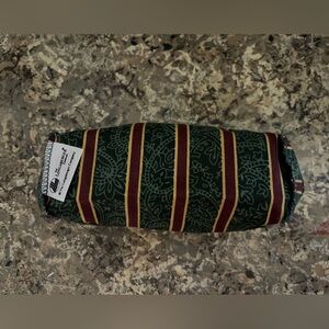 Longaberger Lavender Booking Liner Green and Red Striped